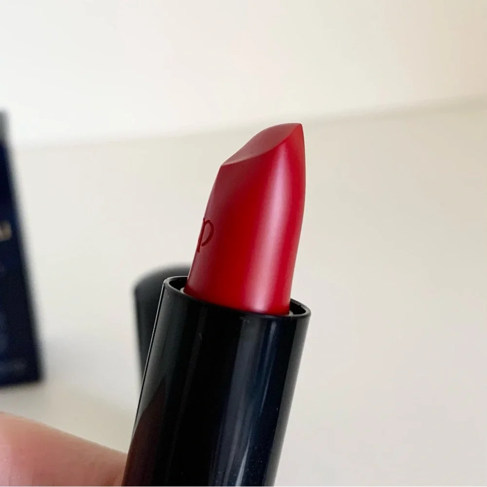 Cle de peau cashmere lipstick in red legend rouge a levres
